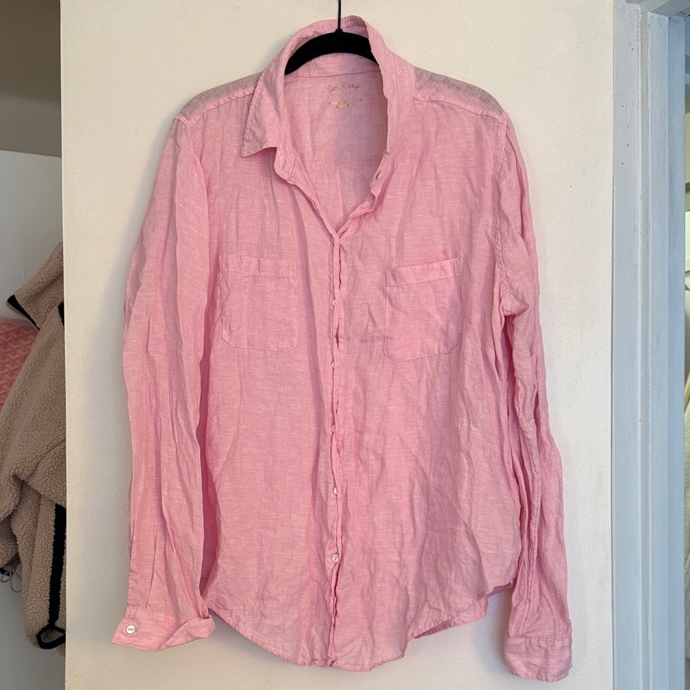 Lilly Pulitzer Pink Button Down Shirt